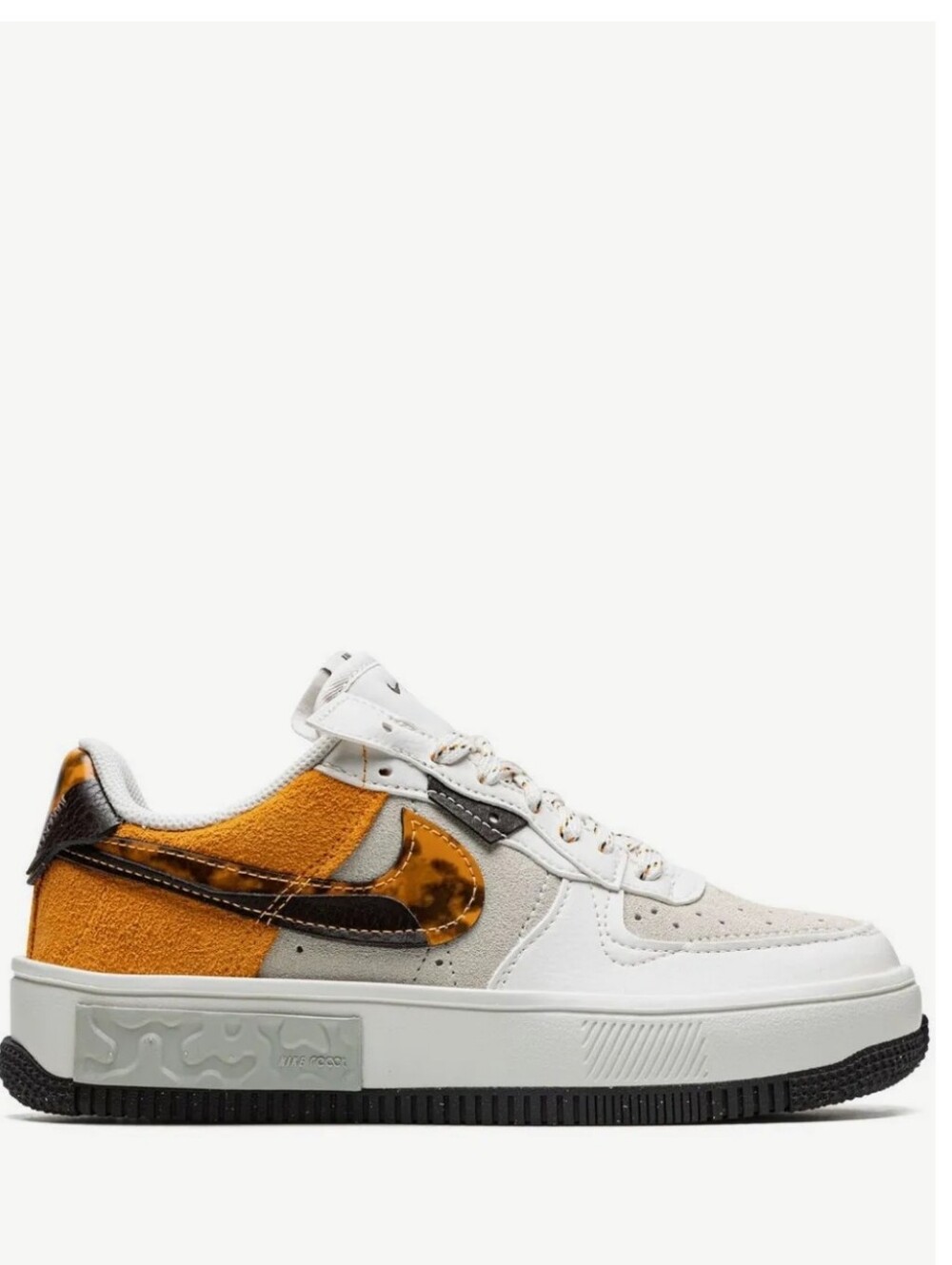 Nike Air Force 1 Fontanka "Tortoise Shell" Women's Sneakers, Sz 8